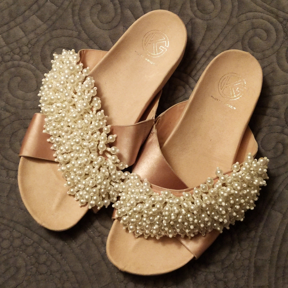 👑🩴Kurt Geiger pearl sandals🩴👑